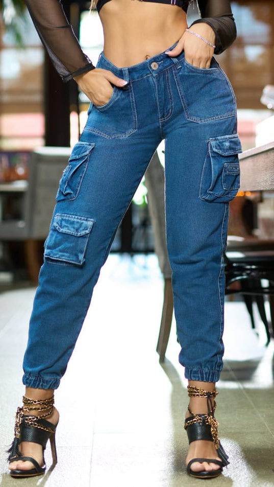 Jeans Cargo kava